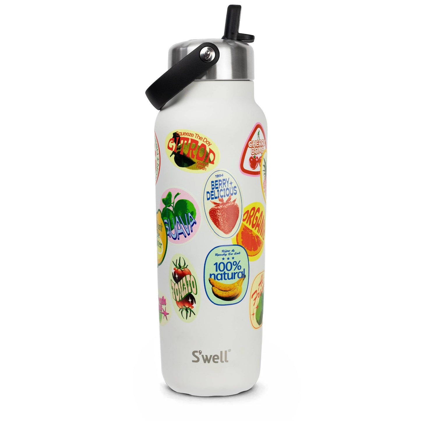 explorer-with-flip-straw-lid-40oz-k4 01_Swell_Fruit_Stand_Stamp_Pattern_Moonstone_White_Front.jpg