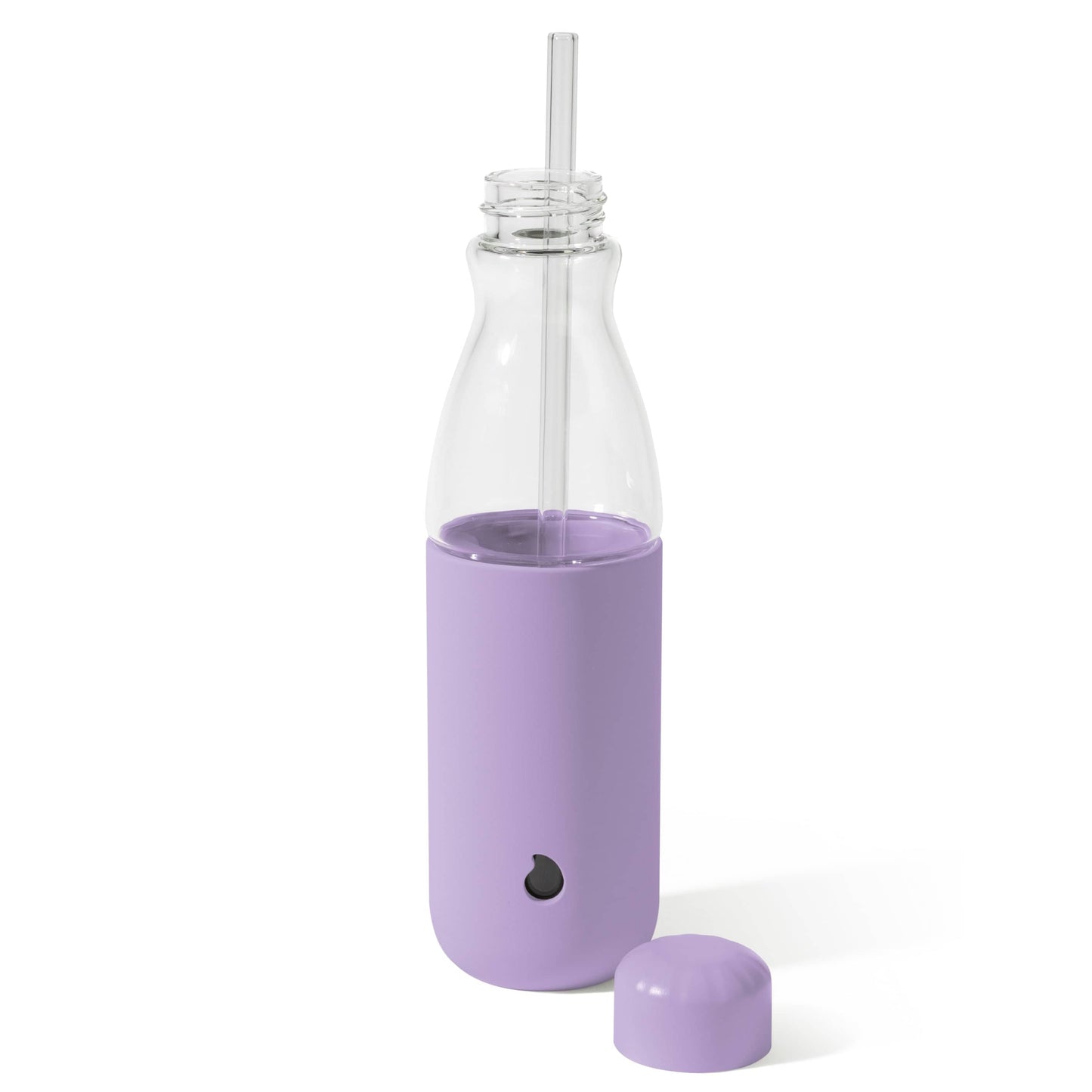 glass-original-bottle-18oz-t1 18oz_Lilac_Purple_Glass_Original_Bottle_Front_Cap_Off_Straw_In_Front_Cap_On_Straw_In.jpg
